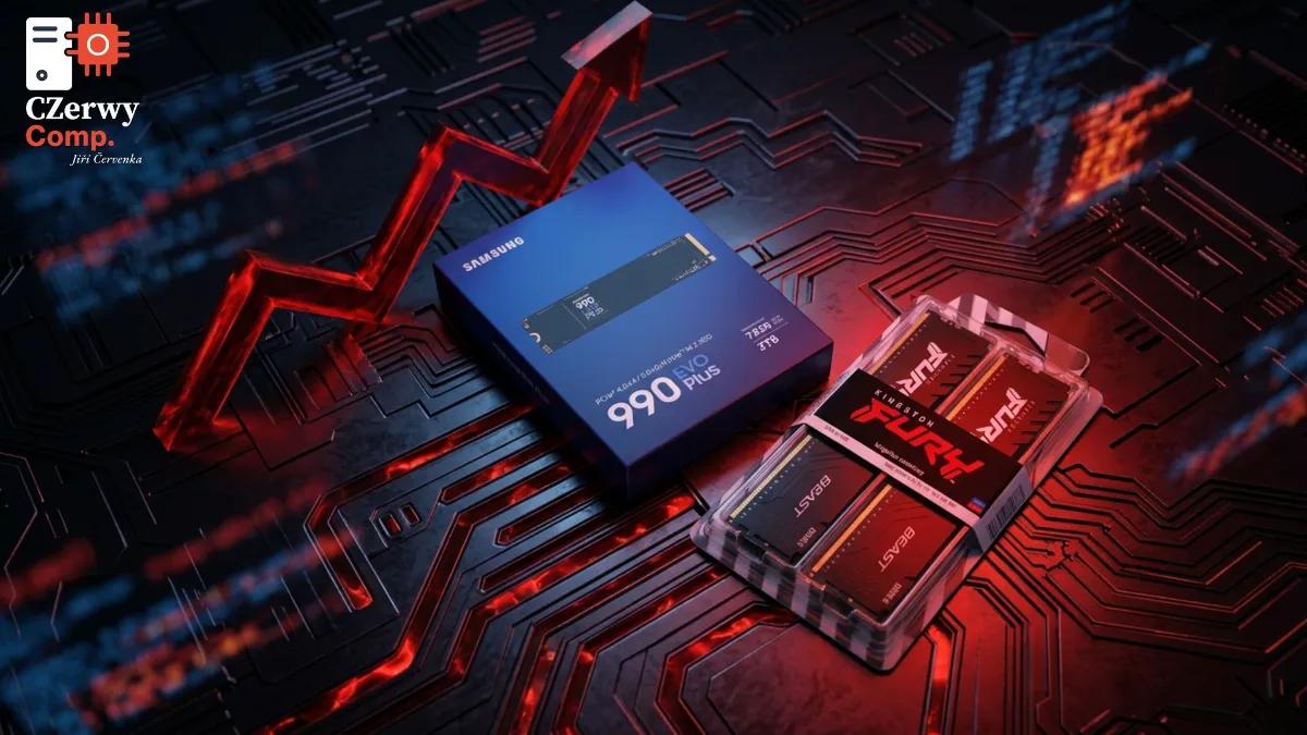 Ceny RAM a SSD dál porostou. Analytici předvídají další tlak ve 2. čtvrtletí 2026