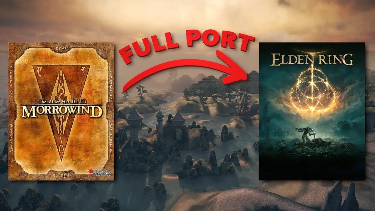 Fanoušek předělává celý Morrowind do Elden Ringu, včetně Souls soubojů