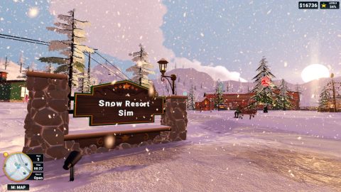 Snow Resort Simulator čeština