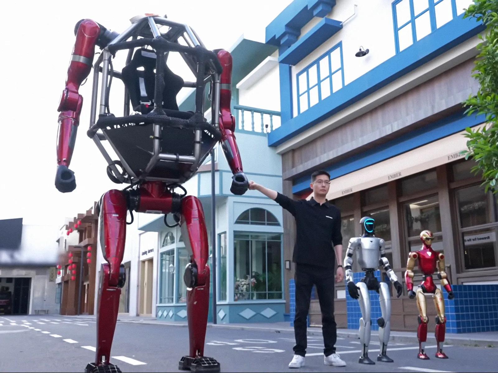 Splněný sen fanoušků sci-fi. Číňané začali prodávat obřího řiditelného robota