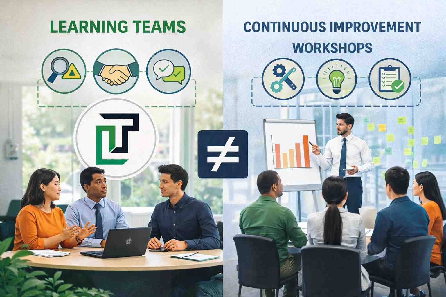 Learning Teams vs Continuous Improvement Workshops