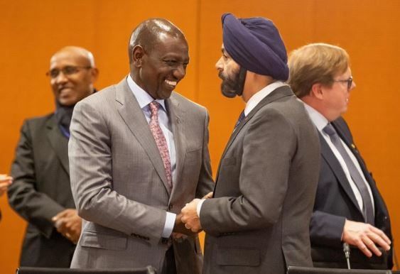 President Ruto and World Bank counterpart Ajay Banga at a past event: World Bank has debarred a firm involved in government revenue collection 