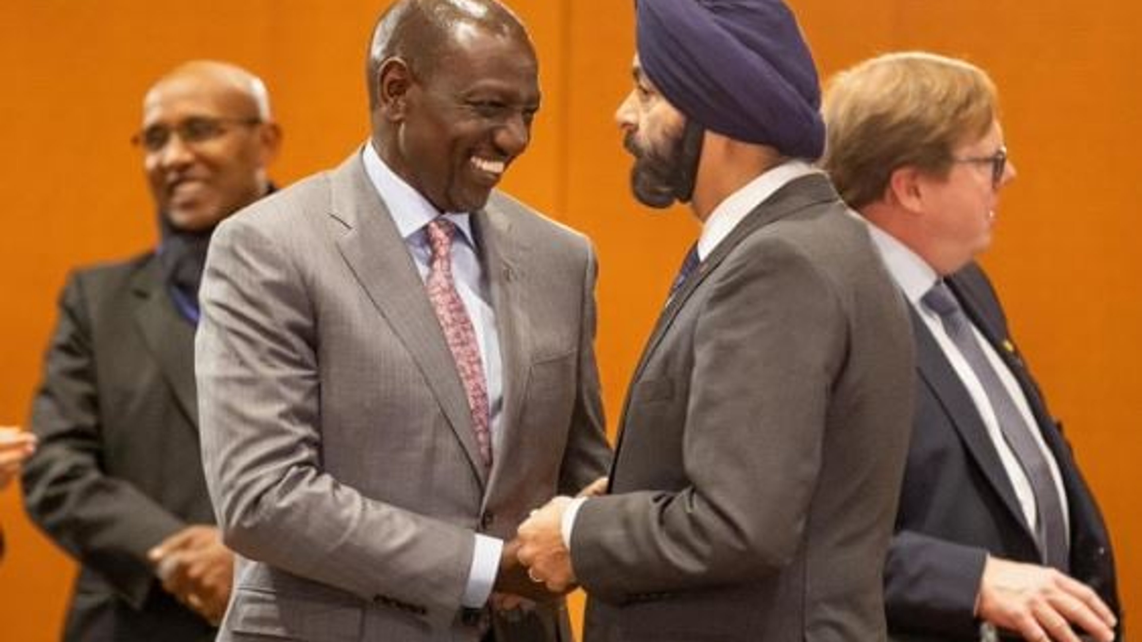 President Ruto and World Bank counterpart Ajay Banga at a past event: World Bank has debarred a firm involved in government revenue collection