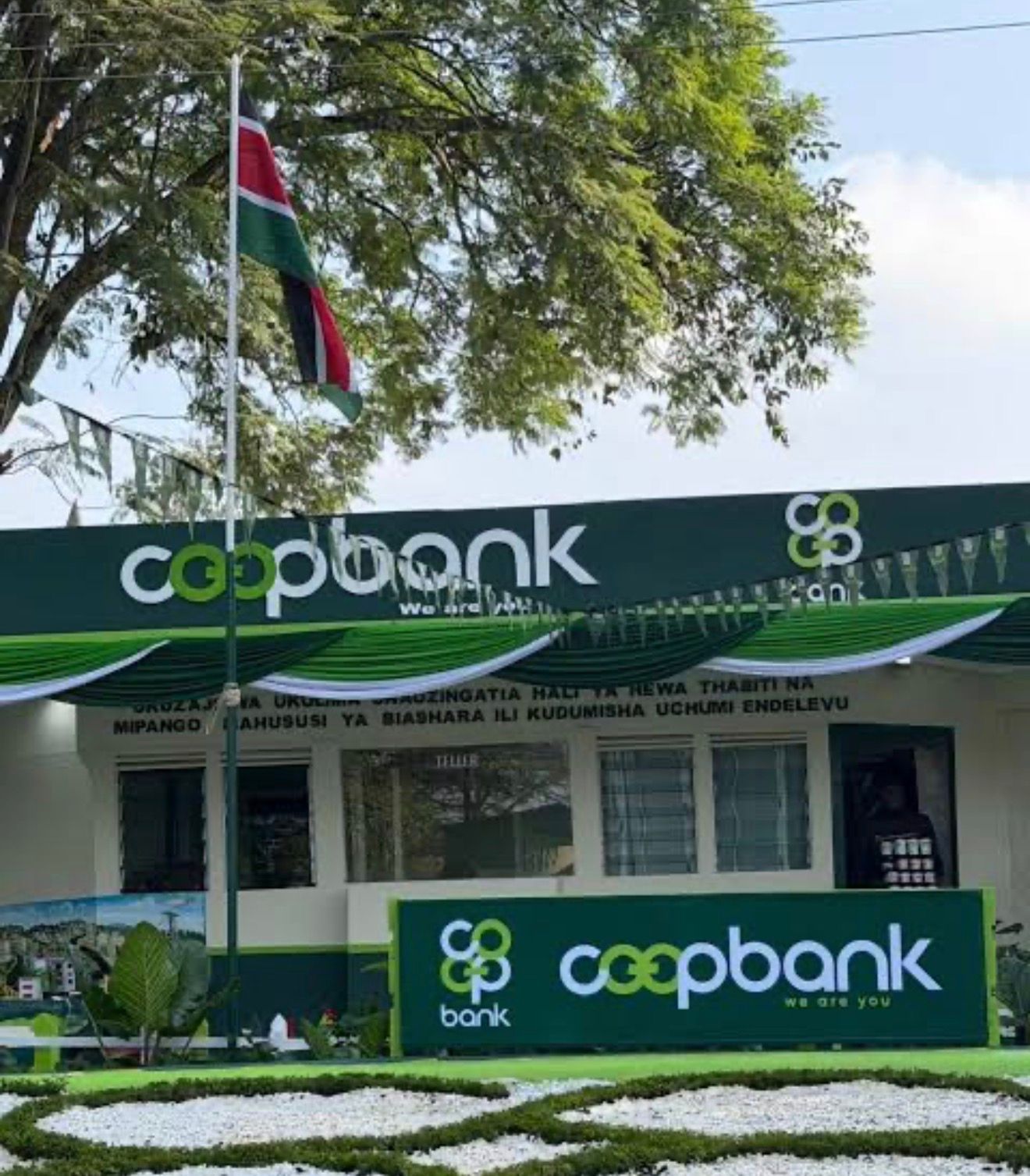 A Cooperative Bank stand at the Nakuru Agricultural Society of Kenya show ground 