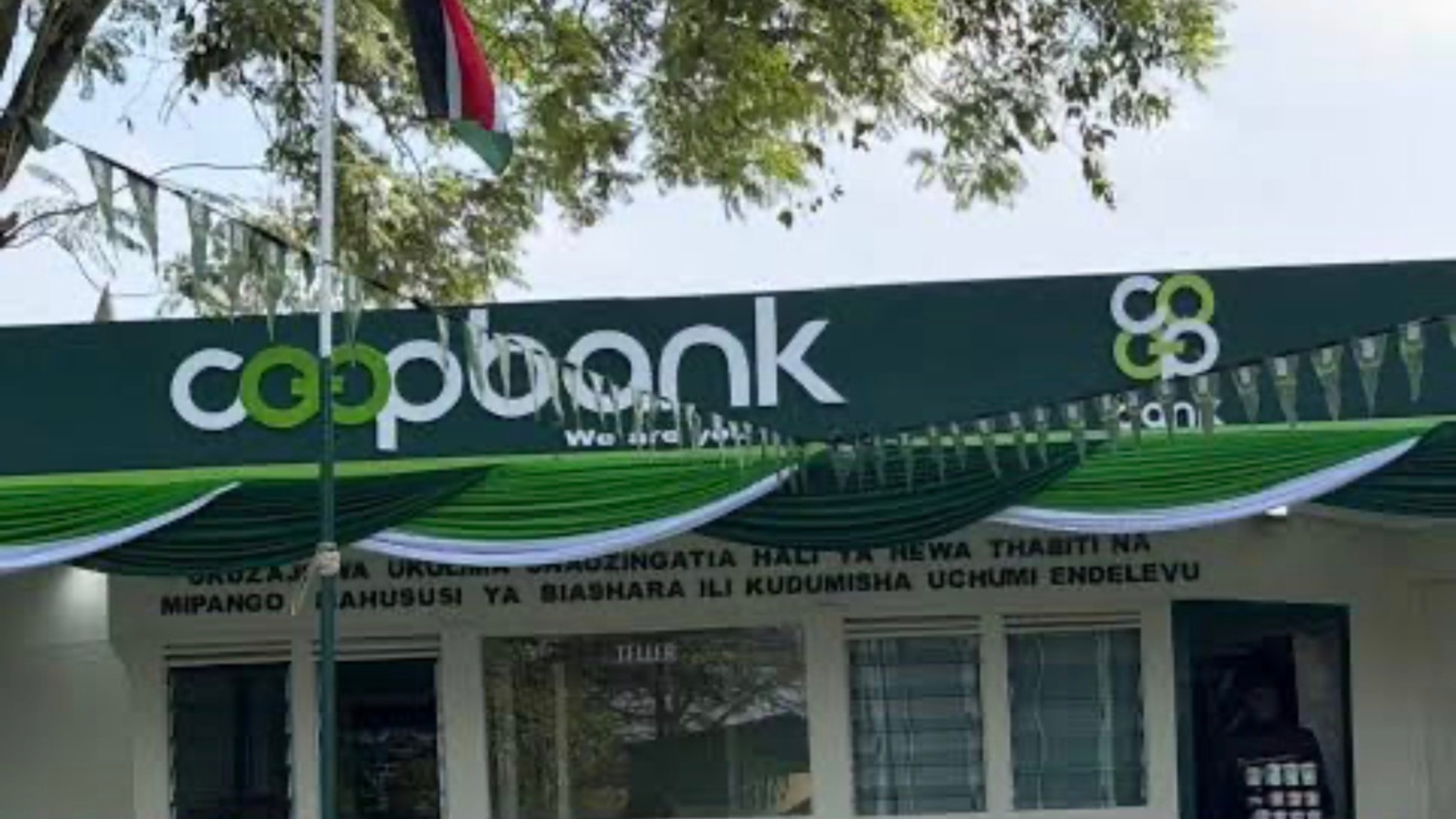 A Cooperative Bank stand at the Nakuru Agricultural Society of Kenya show ground
