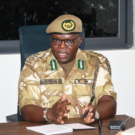 Prof. Erastus Mutembei Kanga as Director-General of the Kenya Wildlife Service (KWS) for a further three years