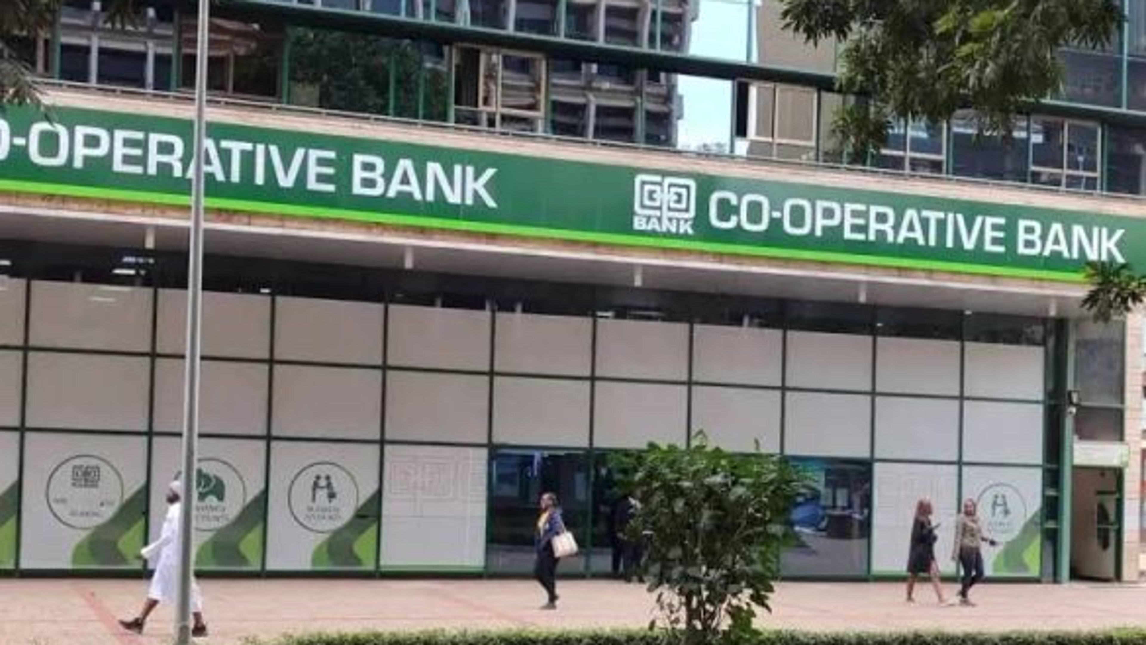 A Cooperative Bank branch building: The Bank has opened an executive banking services branch at the Dr Jennifer Riria Building in Nakuru