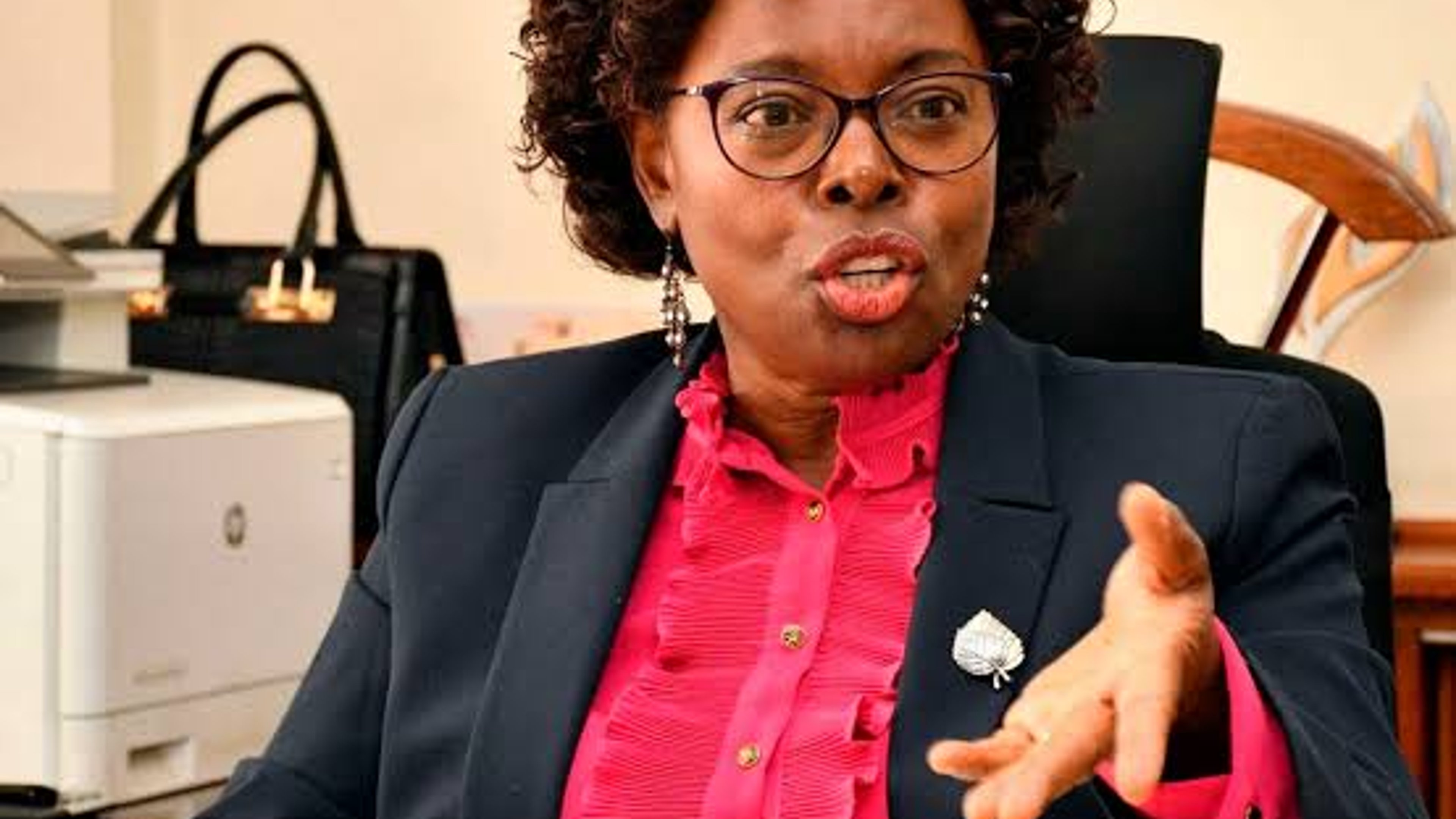 Margaret Nyakang’o, the controller of budget speaks to a parliamentary committee at a past event