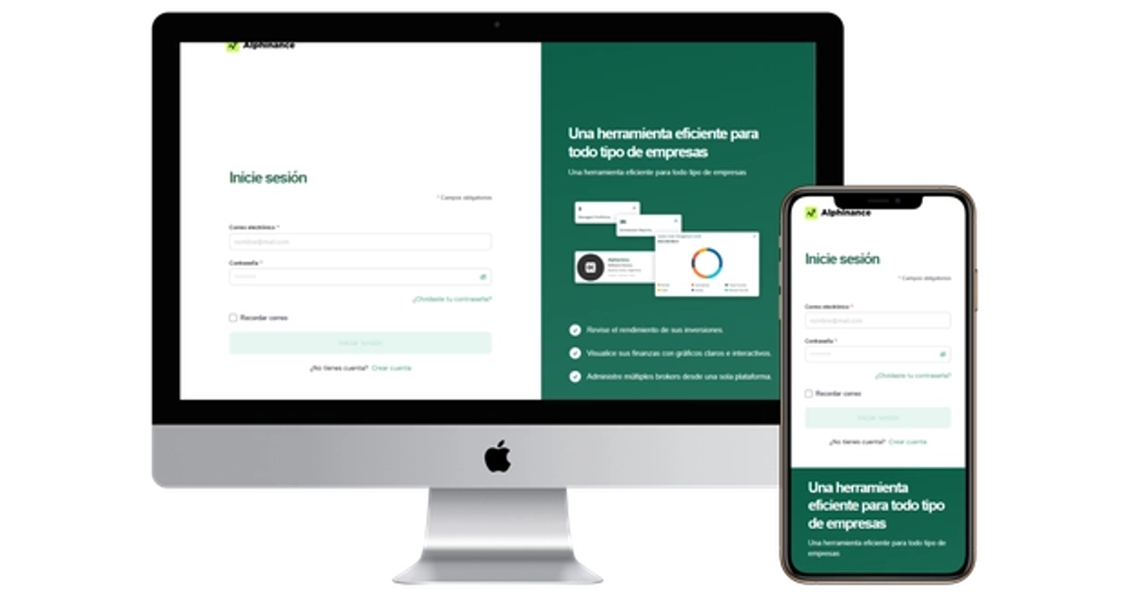 Portal de gestión y captación para concesionaria
