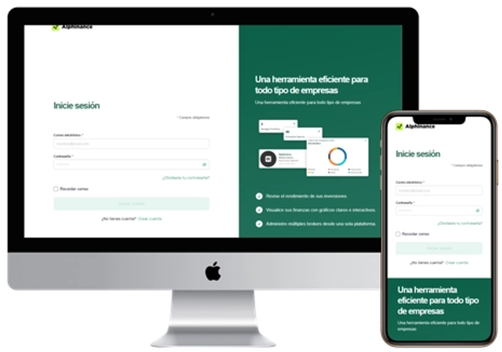 Portal de gestión y captación para concesionaria