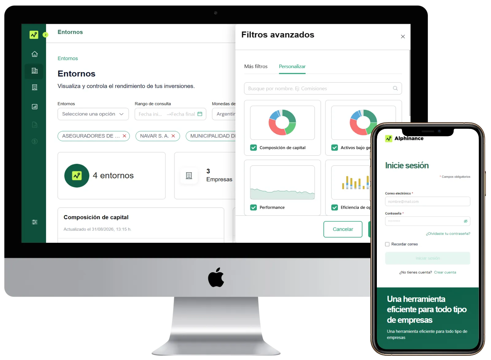 Portal de gestión y captación para concesionaria
