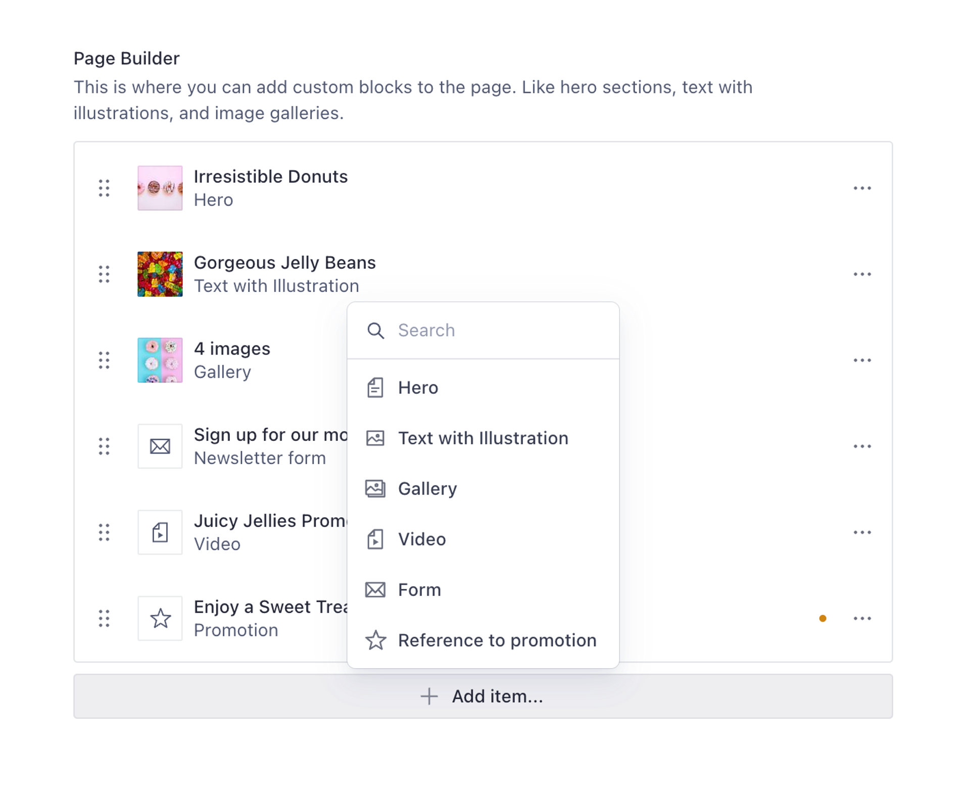 How to use structured content for page building | Sanity Docs