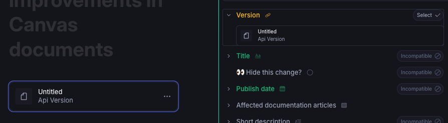 a reference block side-by-side with the studio form mini-map