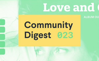 "Community digest 023" text over photo