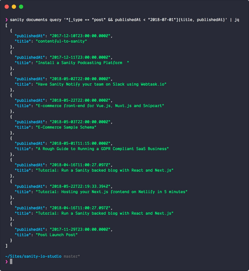 Exporting Your Structured Content As Csv Using Jq In The Command Line
