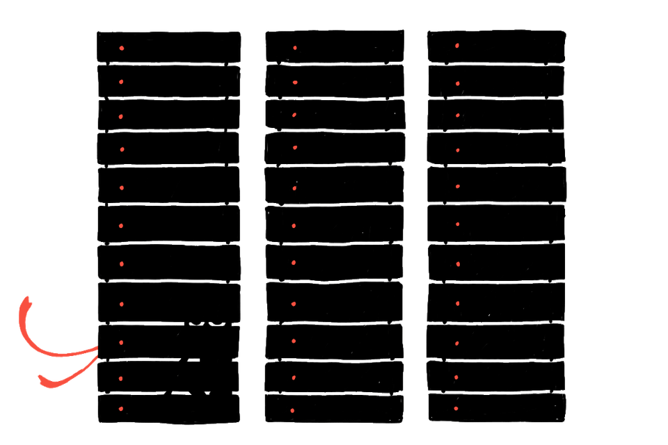 The shadow worrier hiding behind servers The shadow worrier hiding behind servers