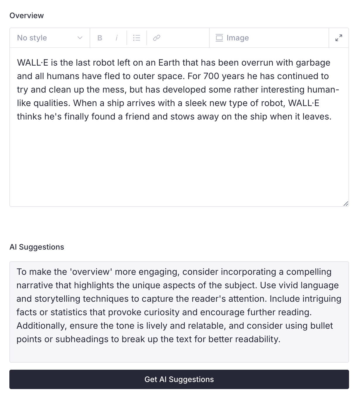 Sanity Studio input component preview