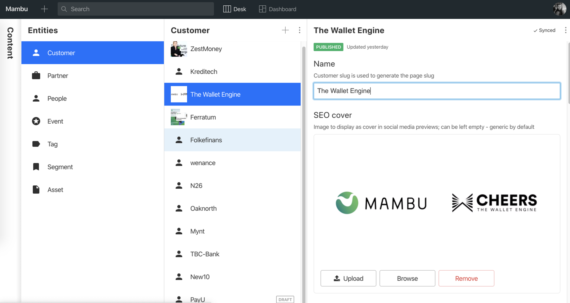 The cloud platform for composable banking leverages Sanity | Sanity