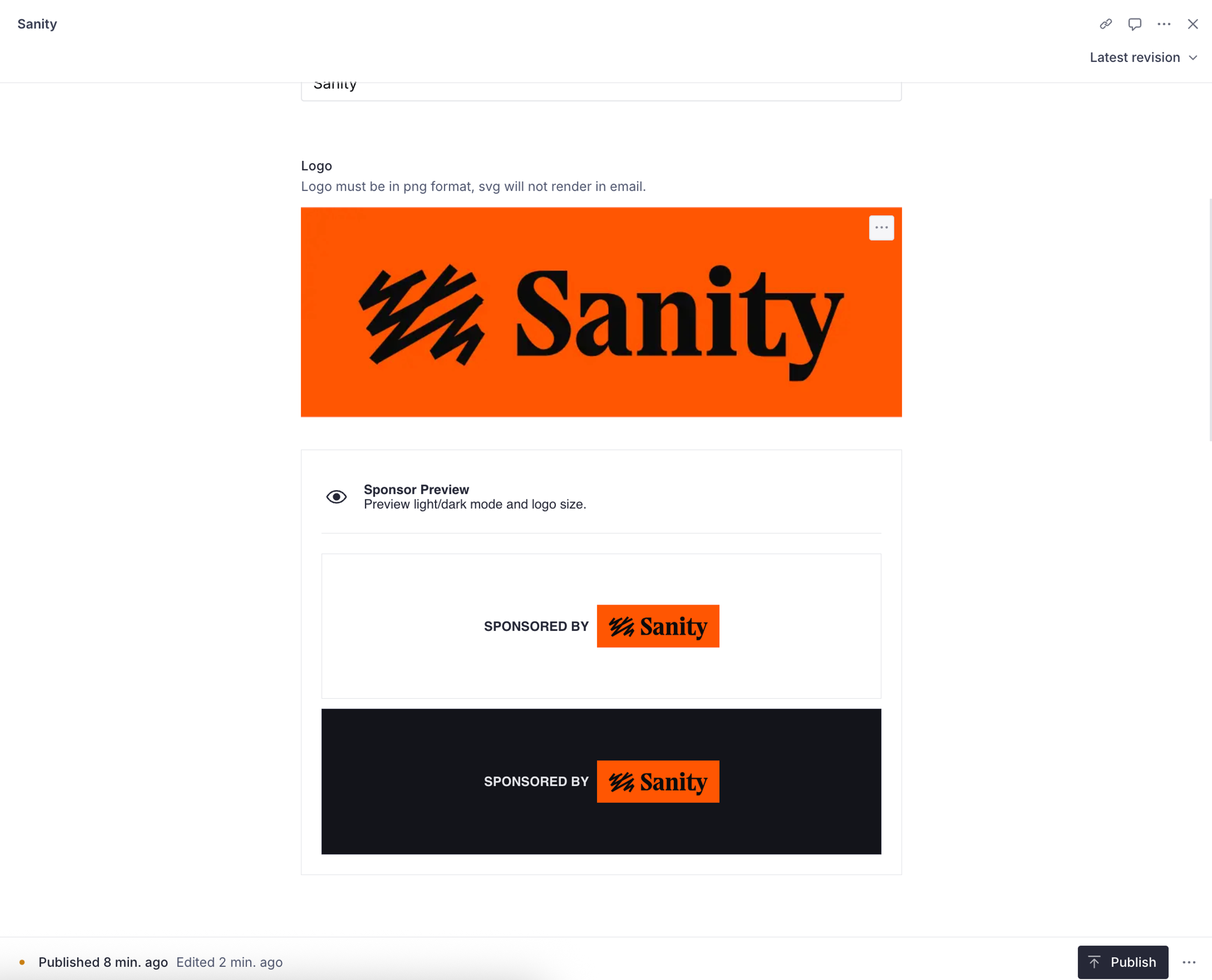 Logo preview and slicer customization