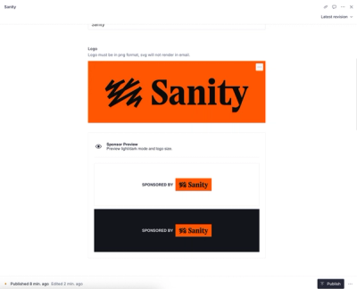 Logo preview and slicer customization