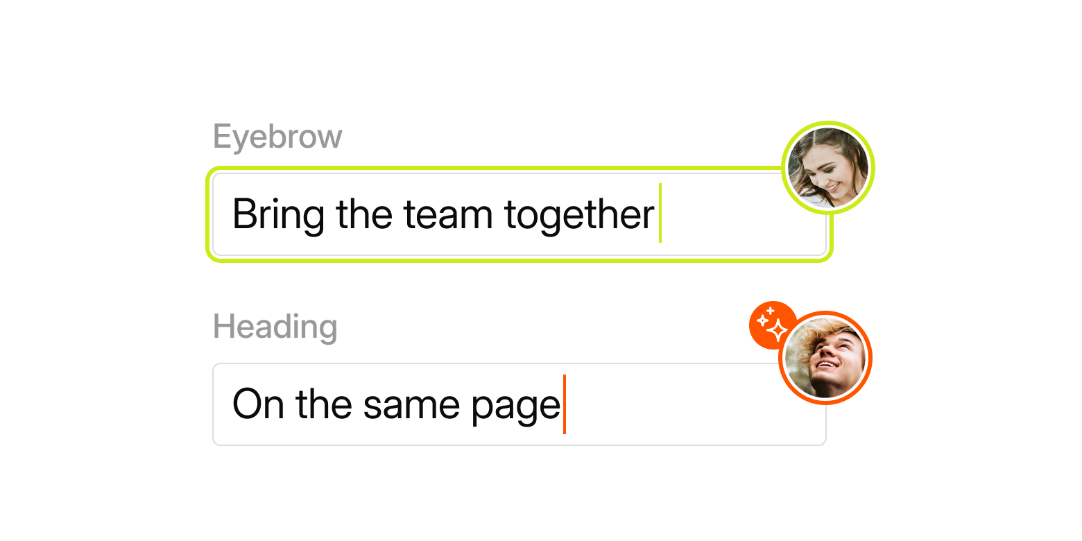 team and AI working in the same document
