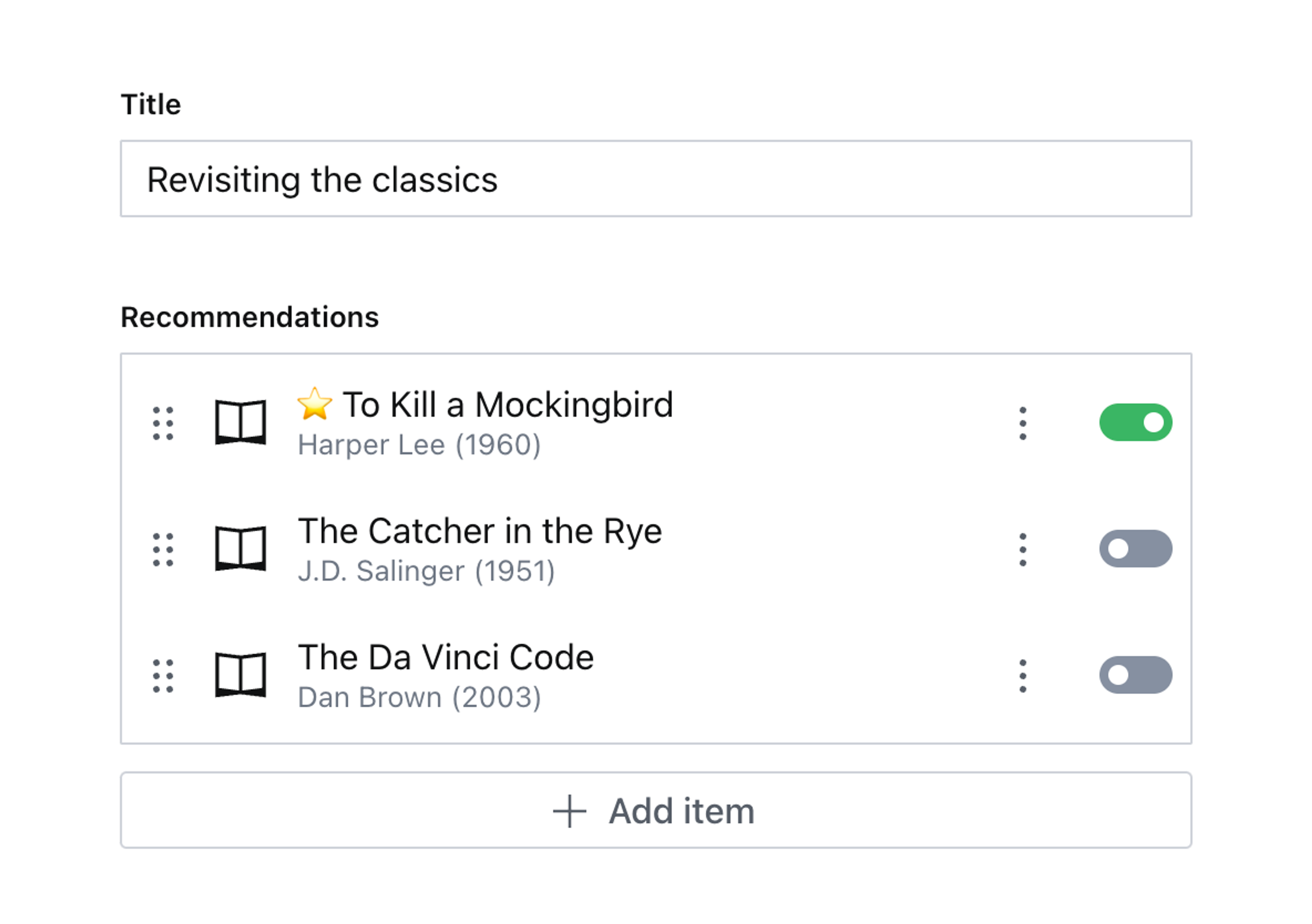 Now only one item can be marked correct as featured!