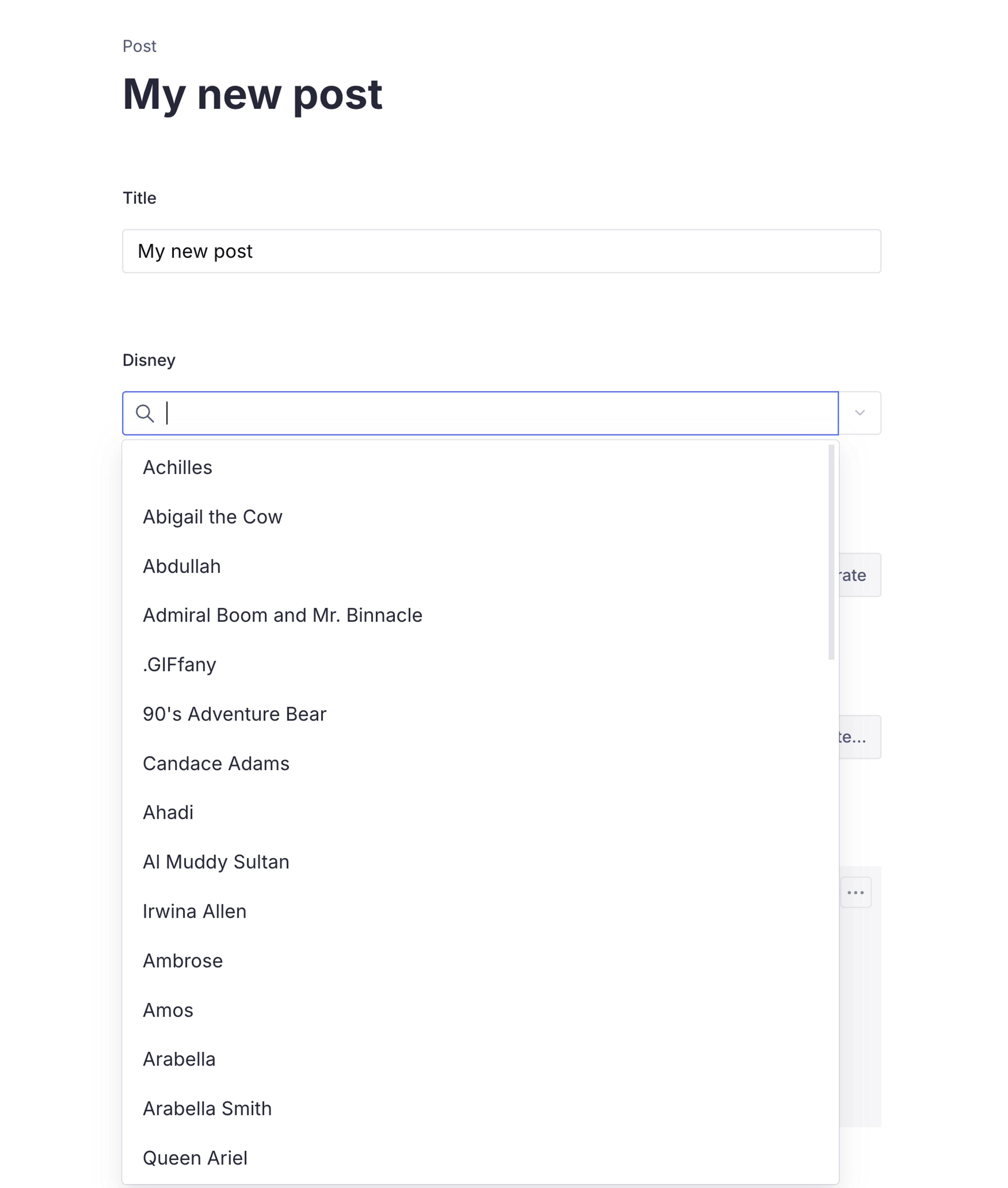 The field in your Sanity document fetching remote data