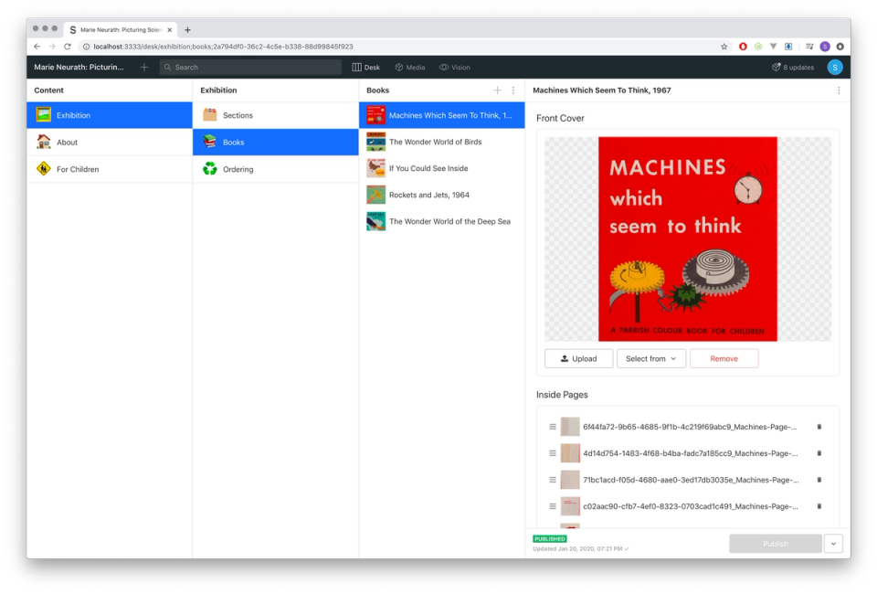 Managing the books in Sanity Studio Managing the books in Sanity Studio