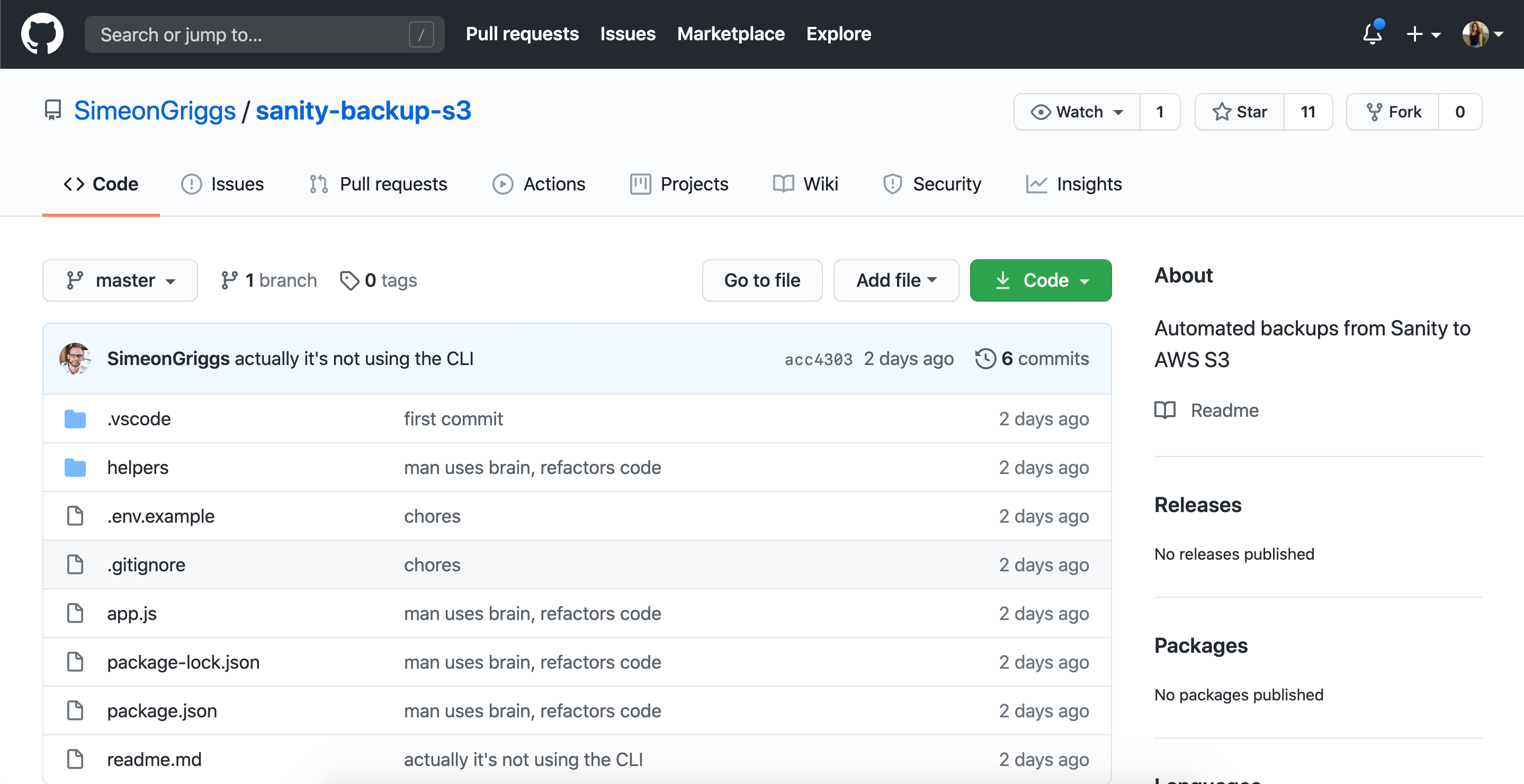 GitHub repo