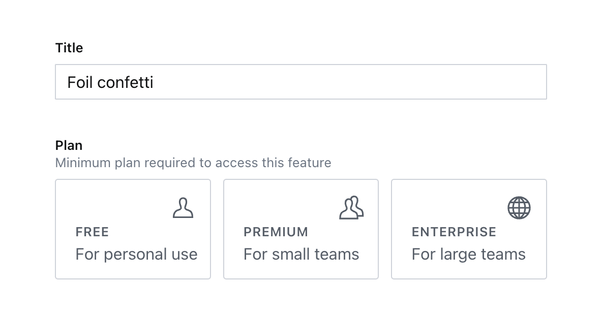 The string field input now shows beautiful buttons!