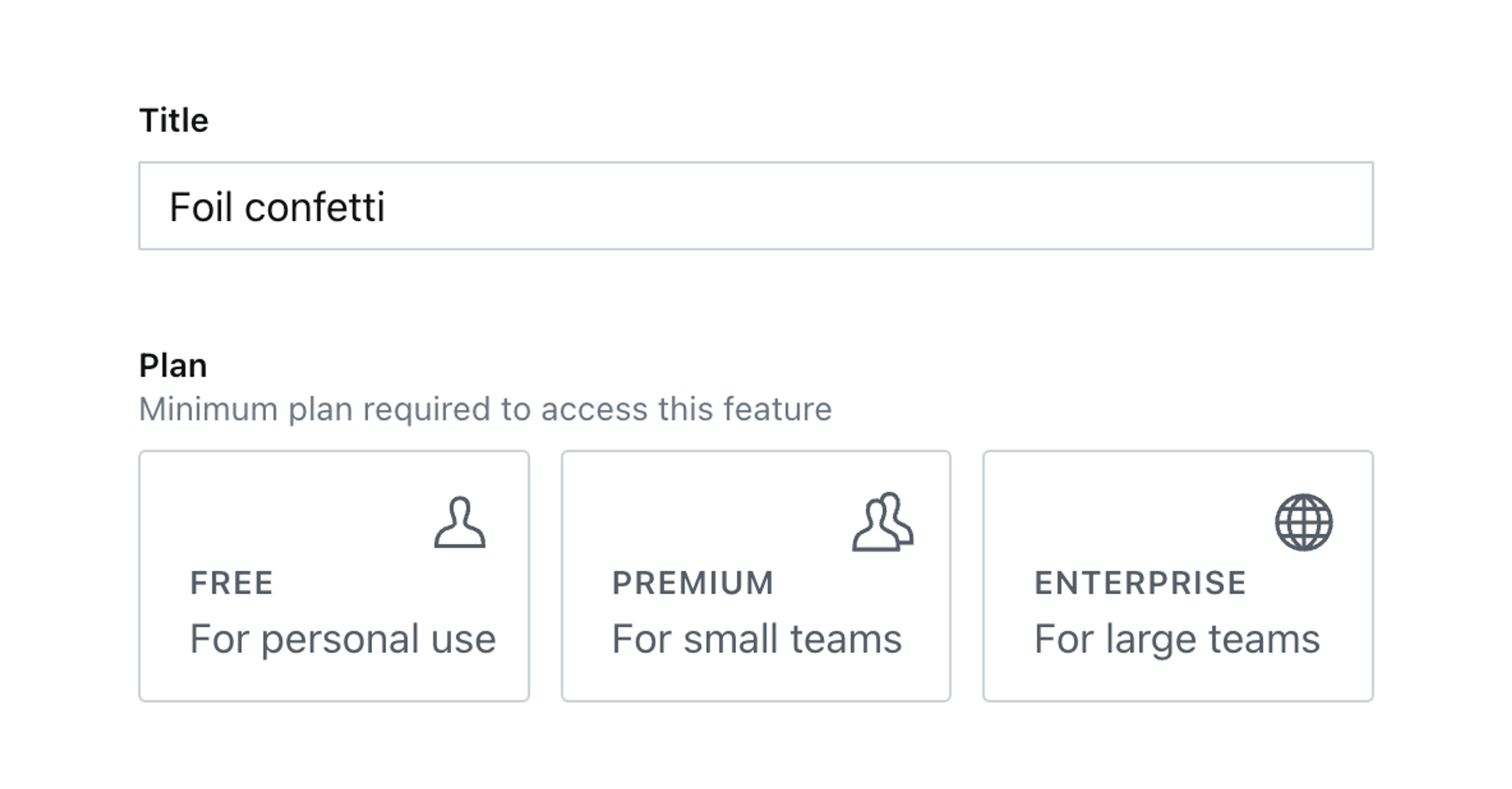 The string field input now shows beautiful buttons!