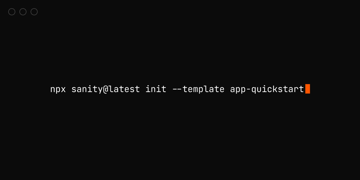 App SDK | Sanity