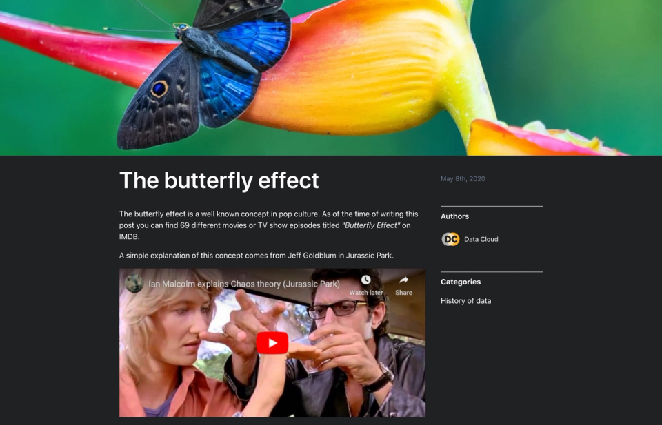 A blog post on blog.datacloud.today A blog post on blog.datacloud.today