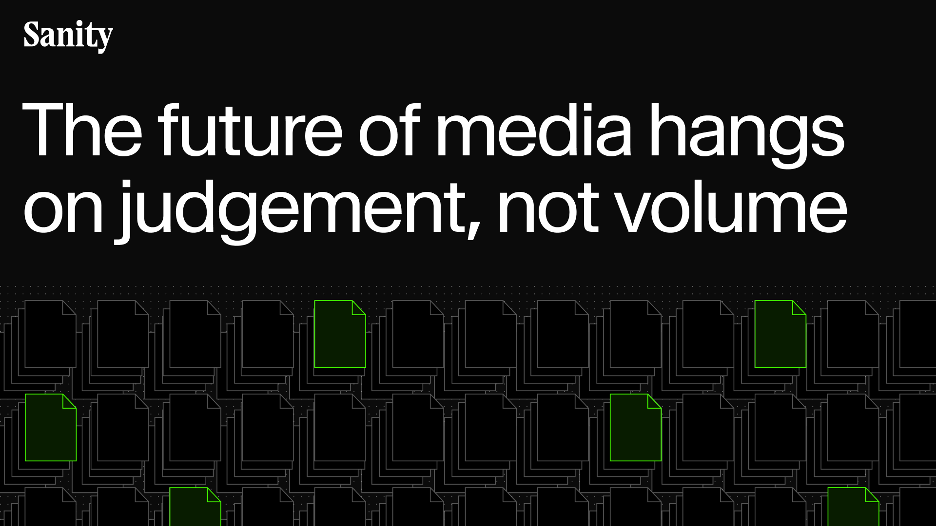 How a media newsroom scales judgment, not volume