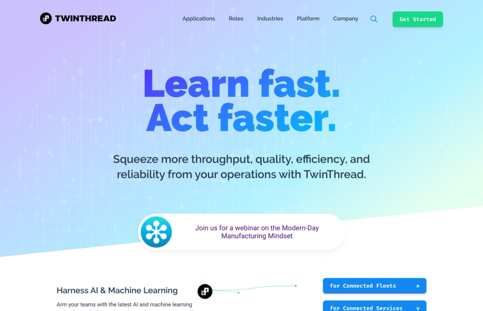The TwinThread frontpage The TwinThread frontpage