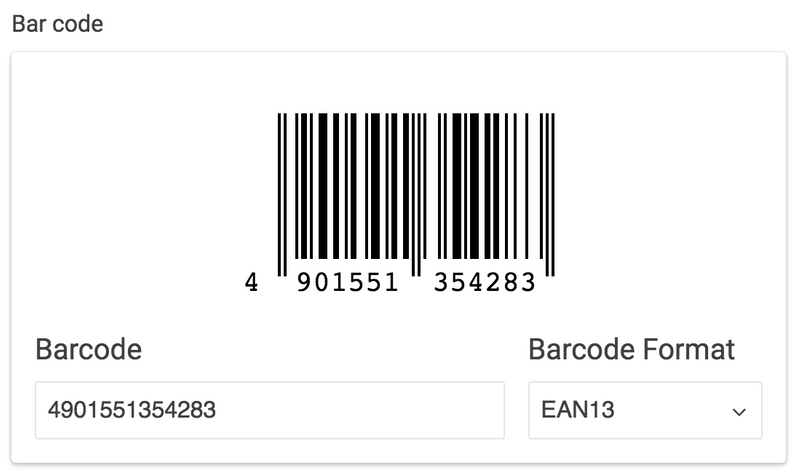 We got carried away and added a barcode renderer to the editor, so you can uh, scan it
