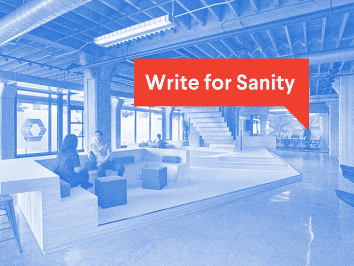 Write for Sanity