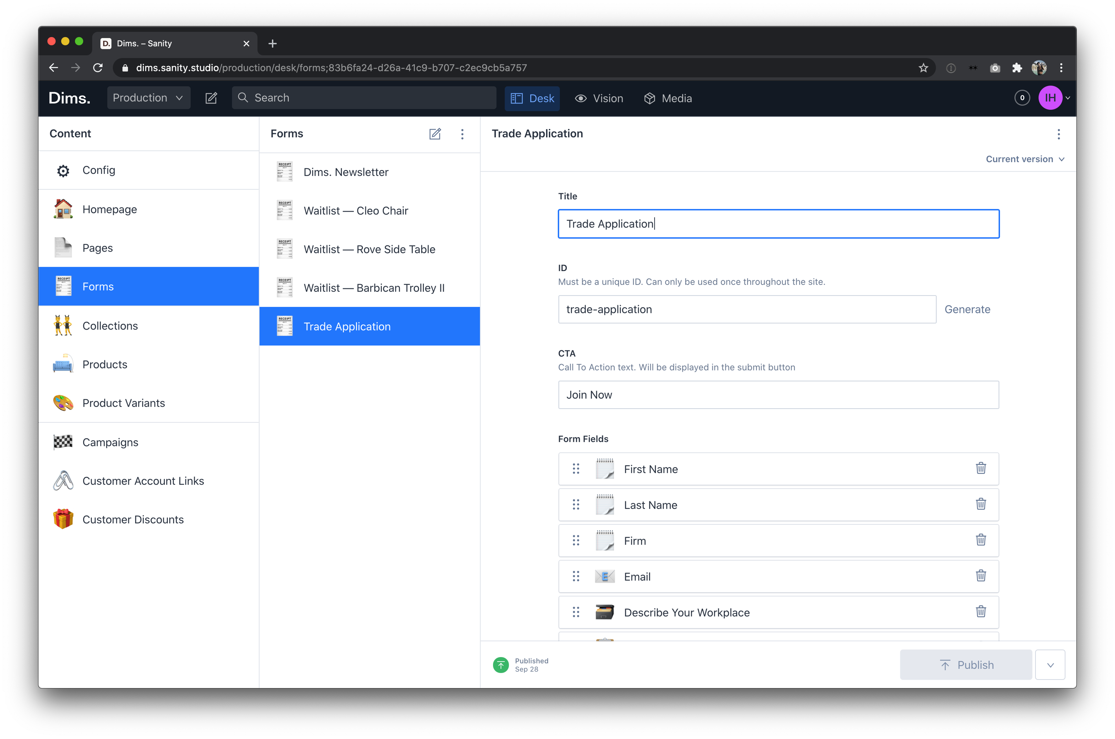 Form builder that connects with Netlify Forms