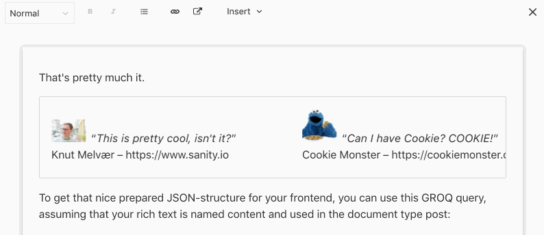 Example of slider preview Example of slider preview
