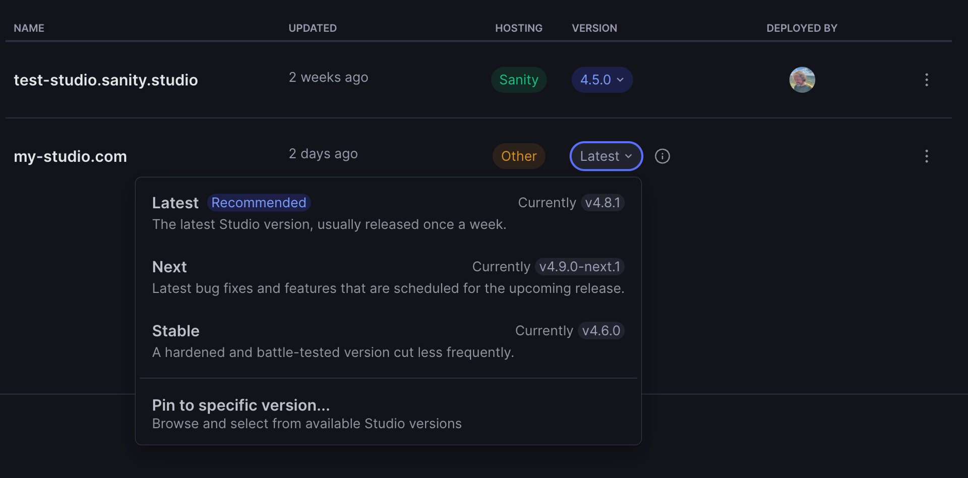 Understanding the latest version of Sanity | Sanity Docs