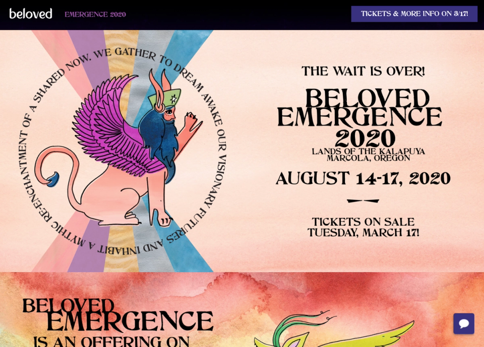 The Beloved Emergence frontpage