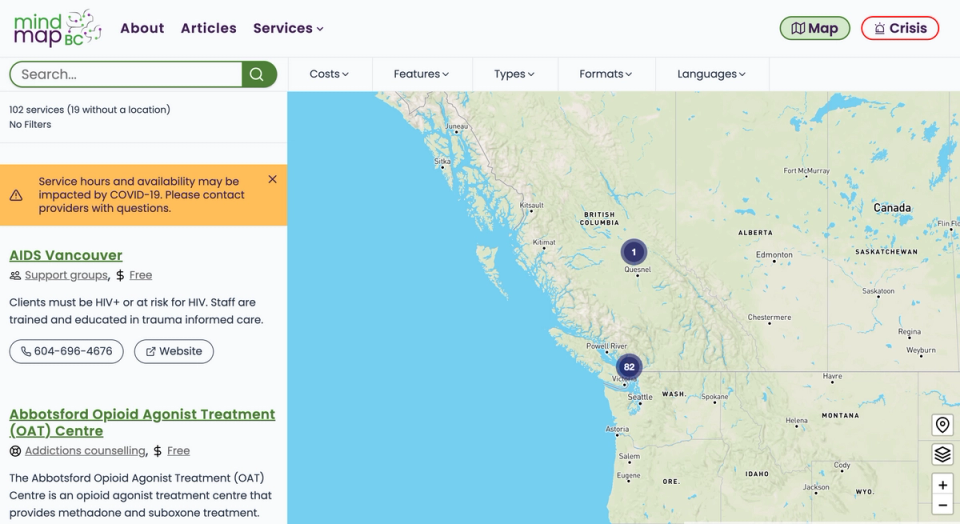 Map on MindMapBC