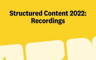 Structured Content 2022: Recordings