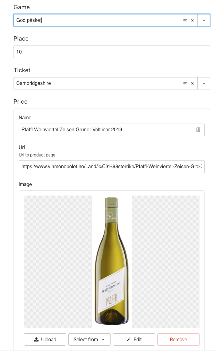 Results is a document where the ticket and game are referred. Ticket already have the reference to the game, but this makes the groqqing a bit easier on the client-side. Results is a document where the ticket and game are referred. Ticket already have the reference to the game, but this makes the groqqing a bit easier on the client-side.