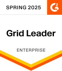 G2 badge: grid leader enterprise