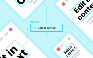 a graphic that says edit in context on it