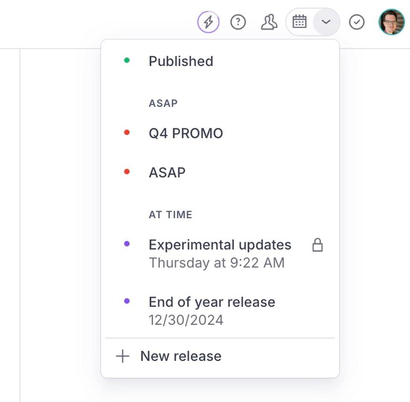 Content Releases user guide | Sanity Docs