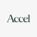 Accel logo.