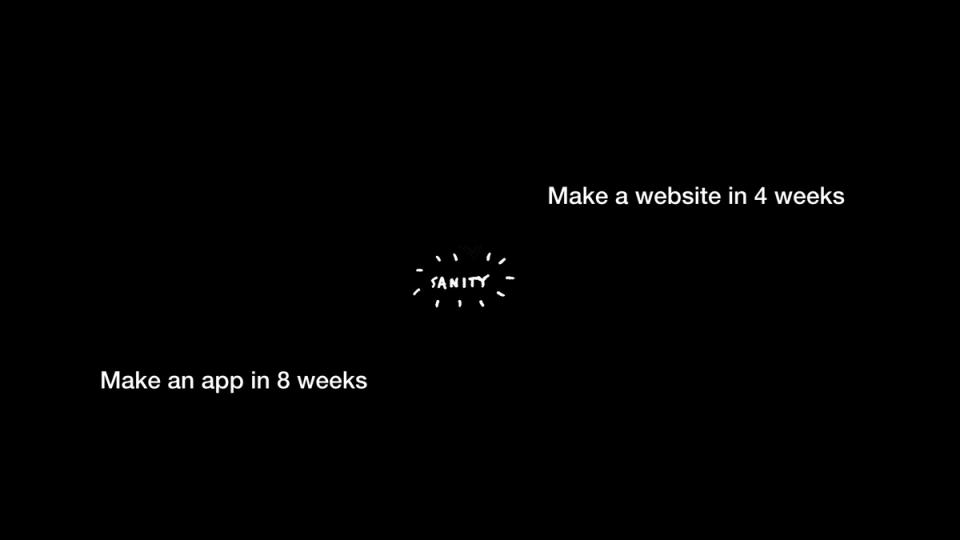 Maken an app in 8 weeks. Make a website in 4 weeks