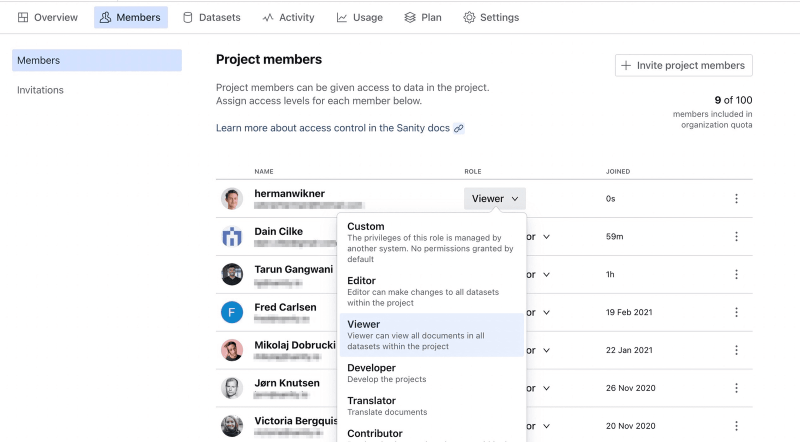 Roles & Project Management